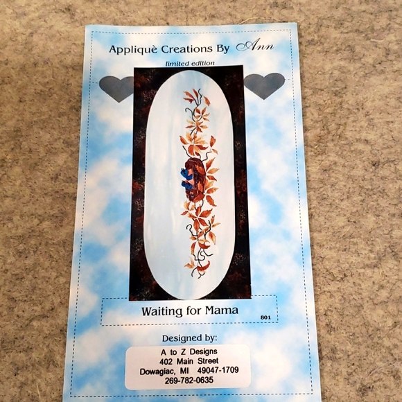 Needle turn applique pattern - Picture 1 of 4